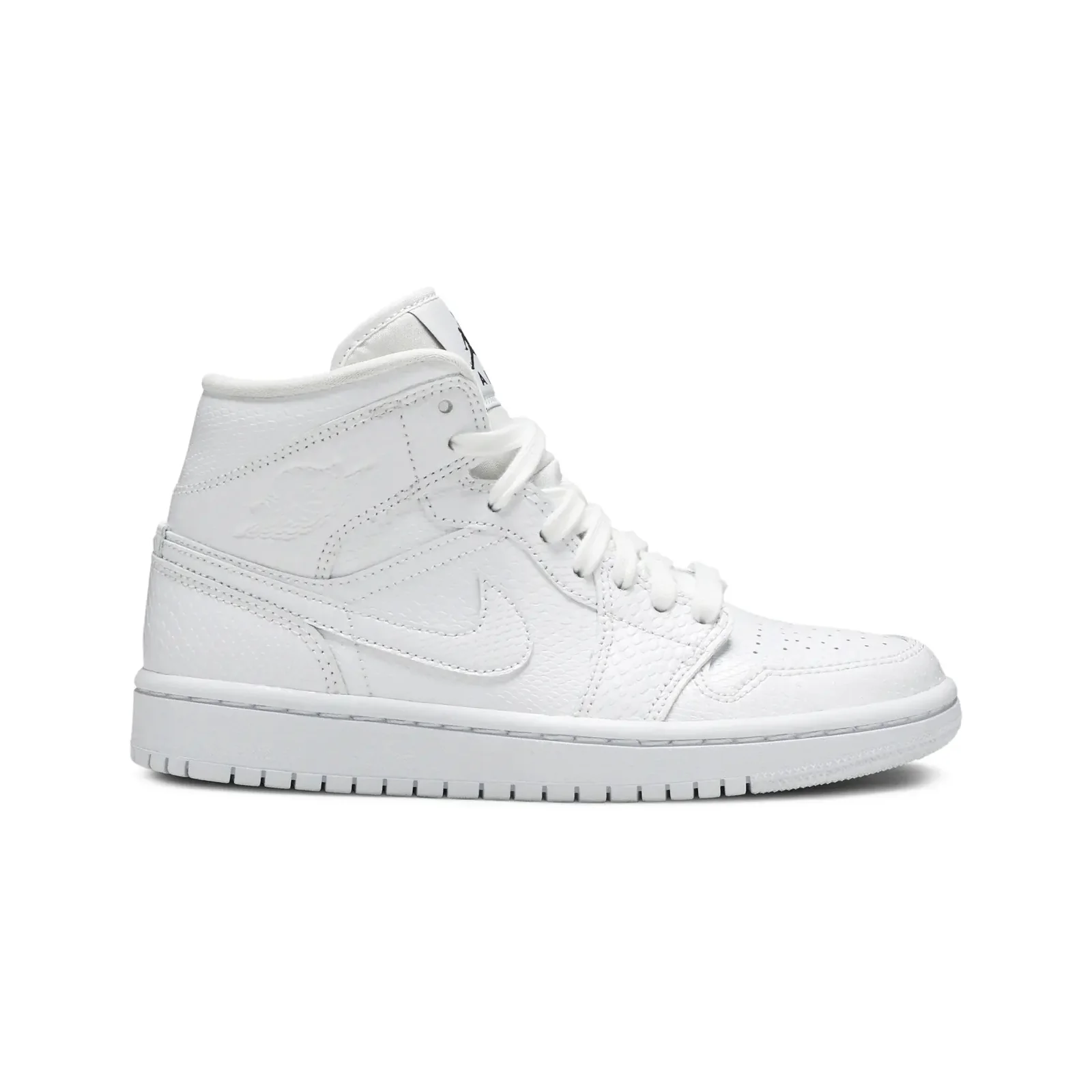 Air Jordan 1 Mid Wmns White Snakeskin - Image 4