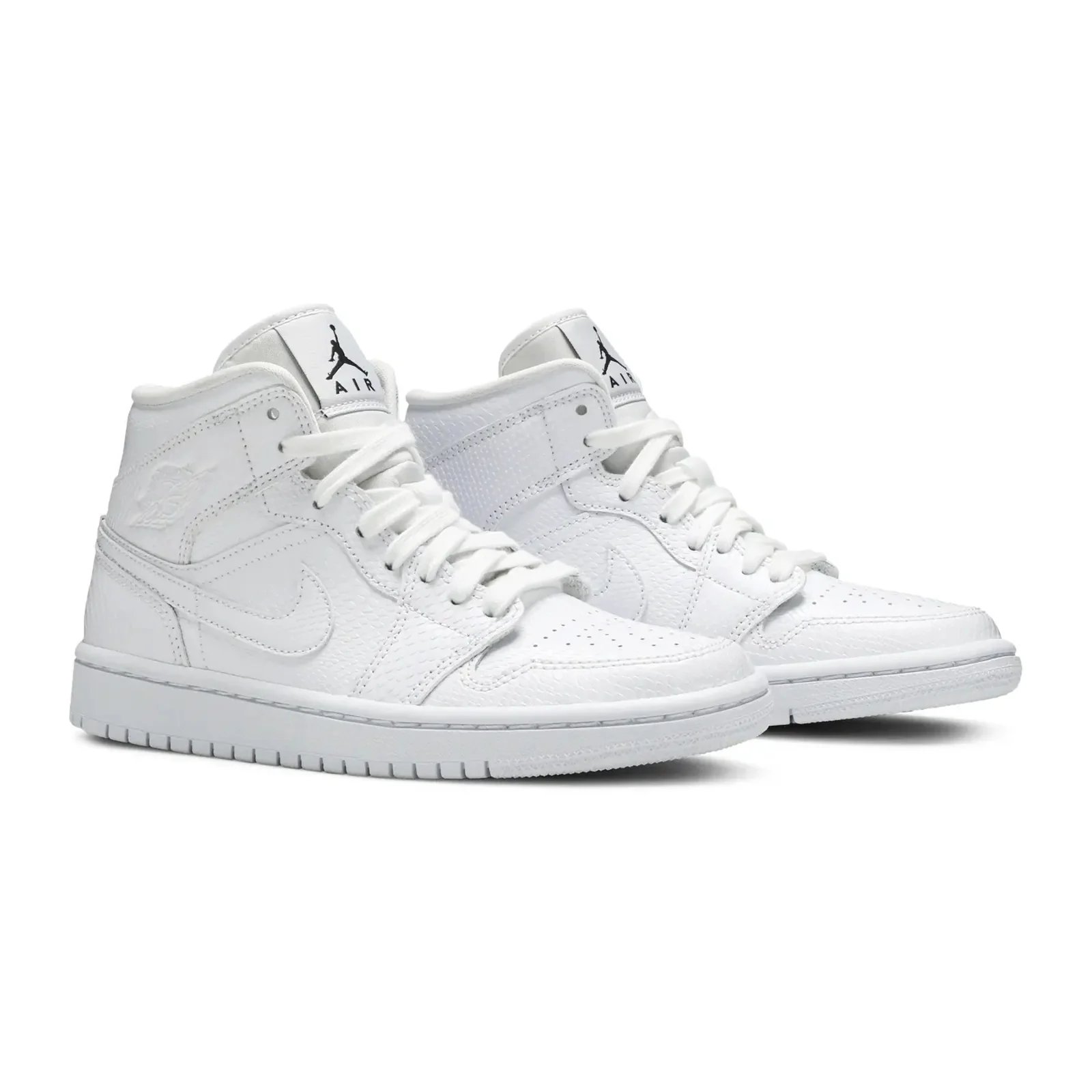 Air Jordan 1 Mid Wmns White Snakeskin - Image 5