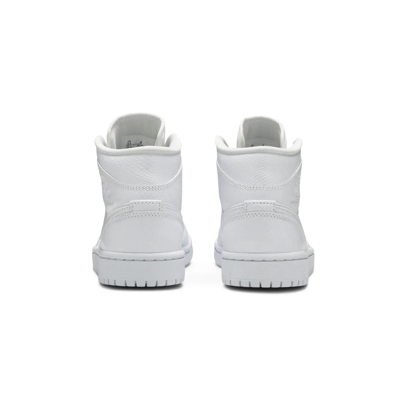 Air Jordan 1 Mid Wmns White Snakeskin - Image 6