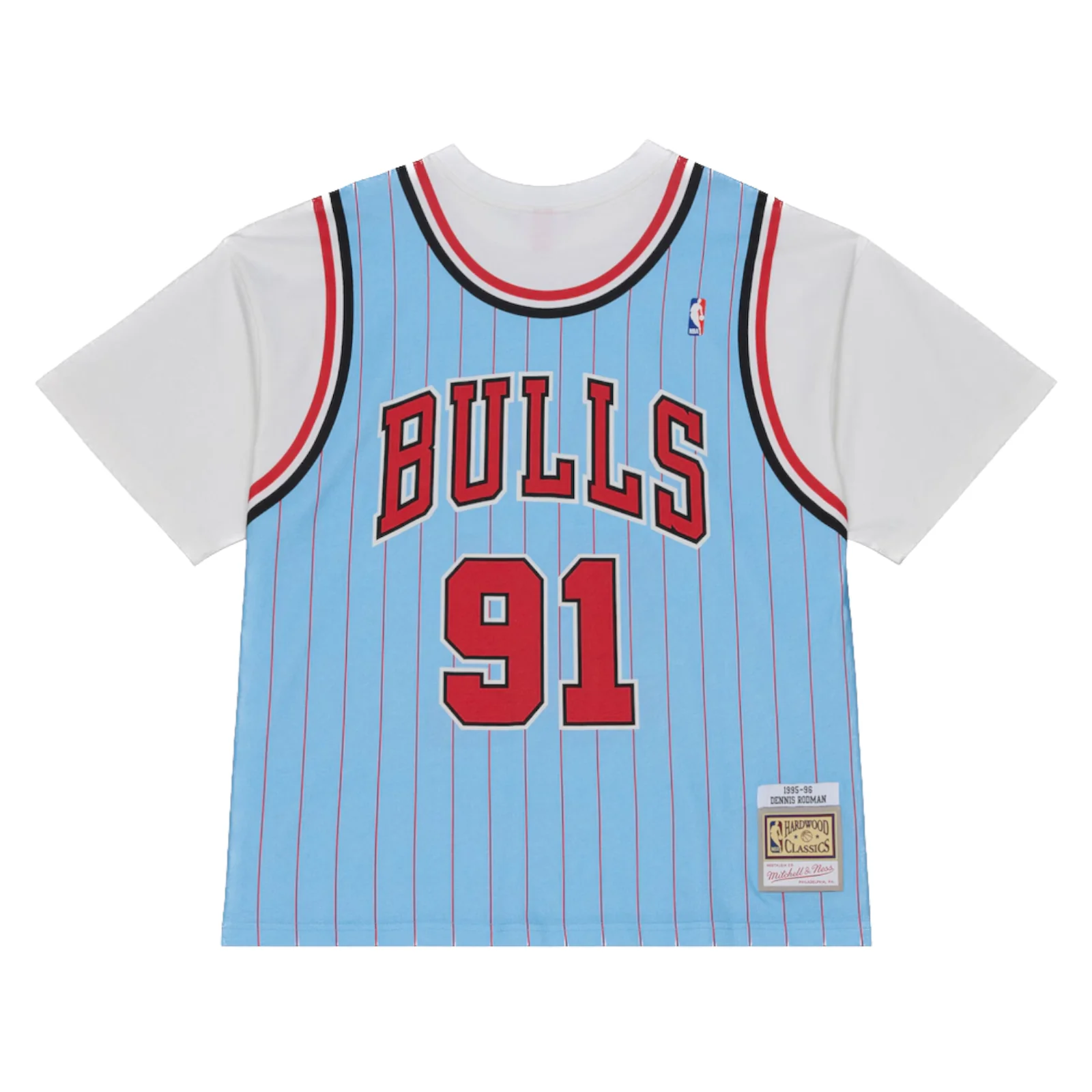 Best In Class Jersey T-Shirt Dennis Rodman Chicago Bulls 1995-96 - Image 2