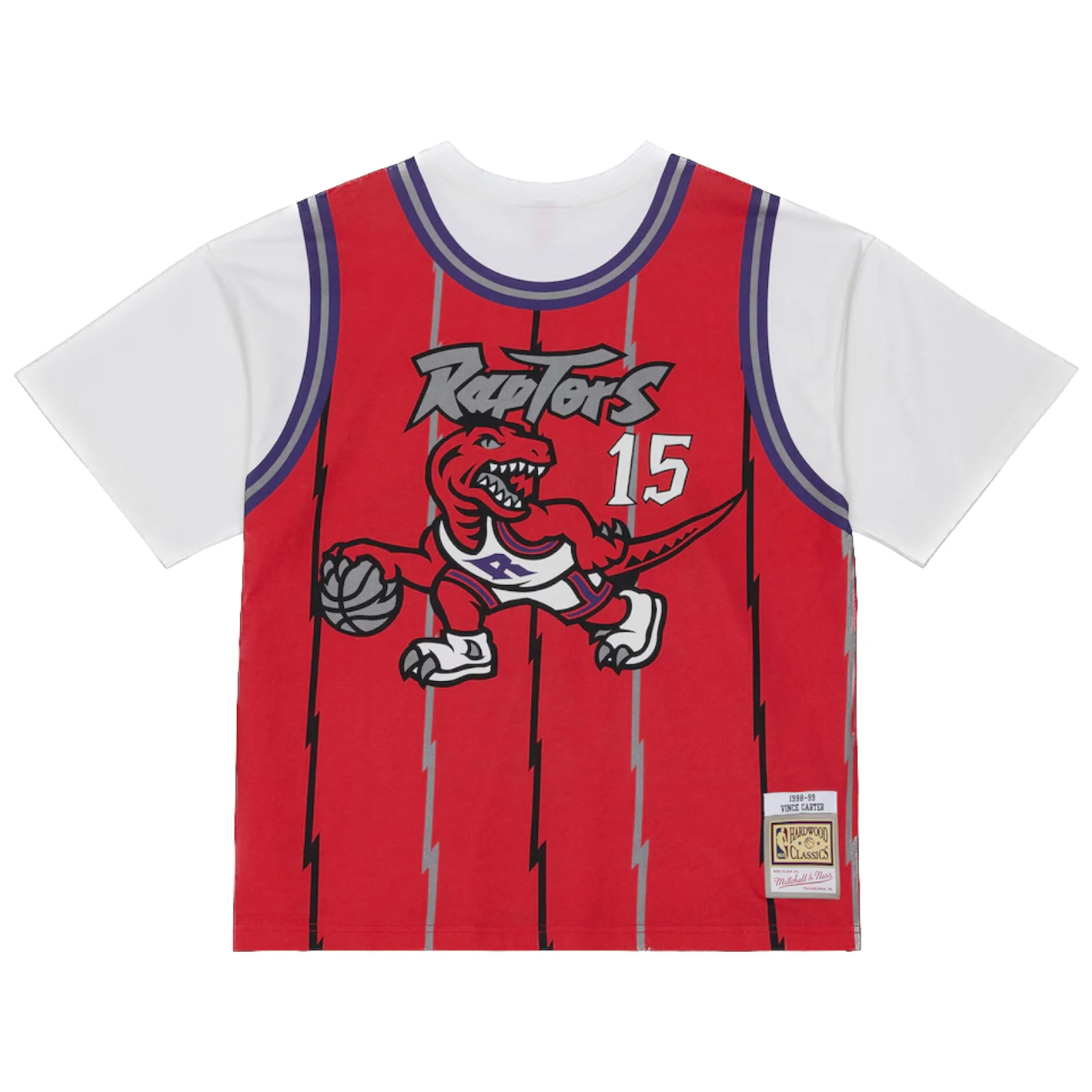 Best In Class Jersey T-Shirt Vince Carter Toronto Raptors 1998-99 - Image 2