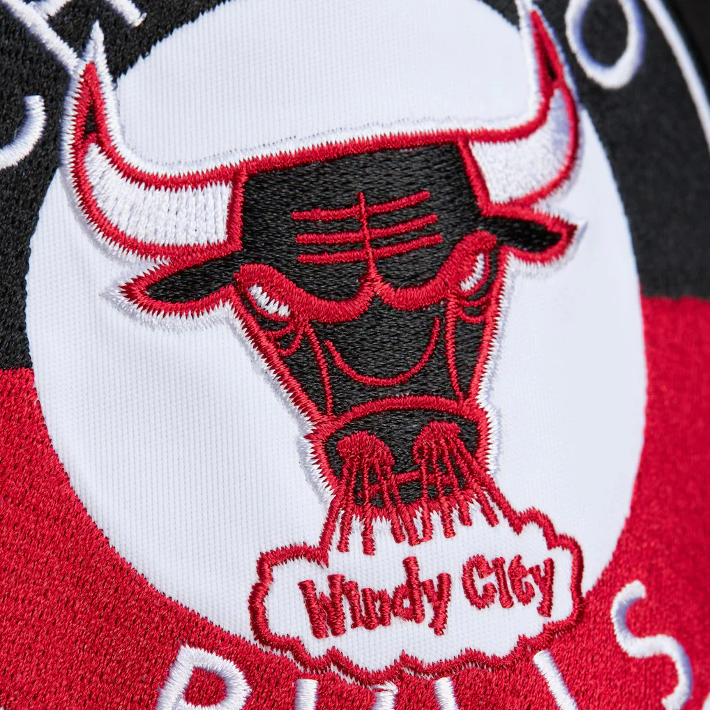 Chicago Bulls Black Out Full-Snap Varsity Jacket - Image 4