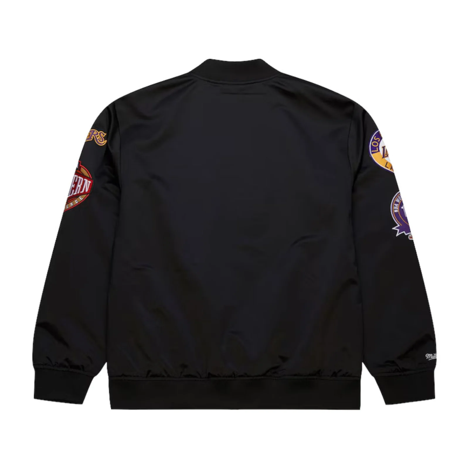 Los Angeles Lakers Black Out Full-Snap Varsity Jacket - Image 2