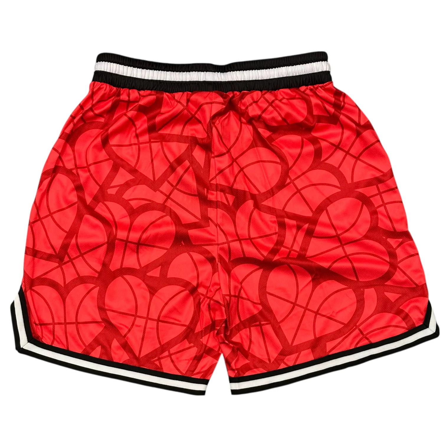 Love for the Game Shorts Red - Image 2