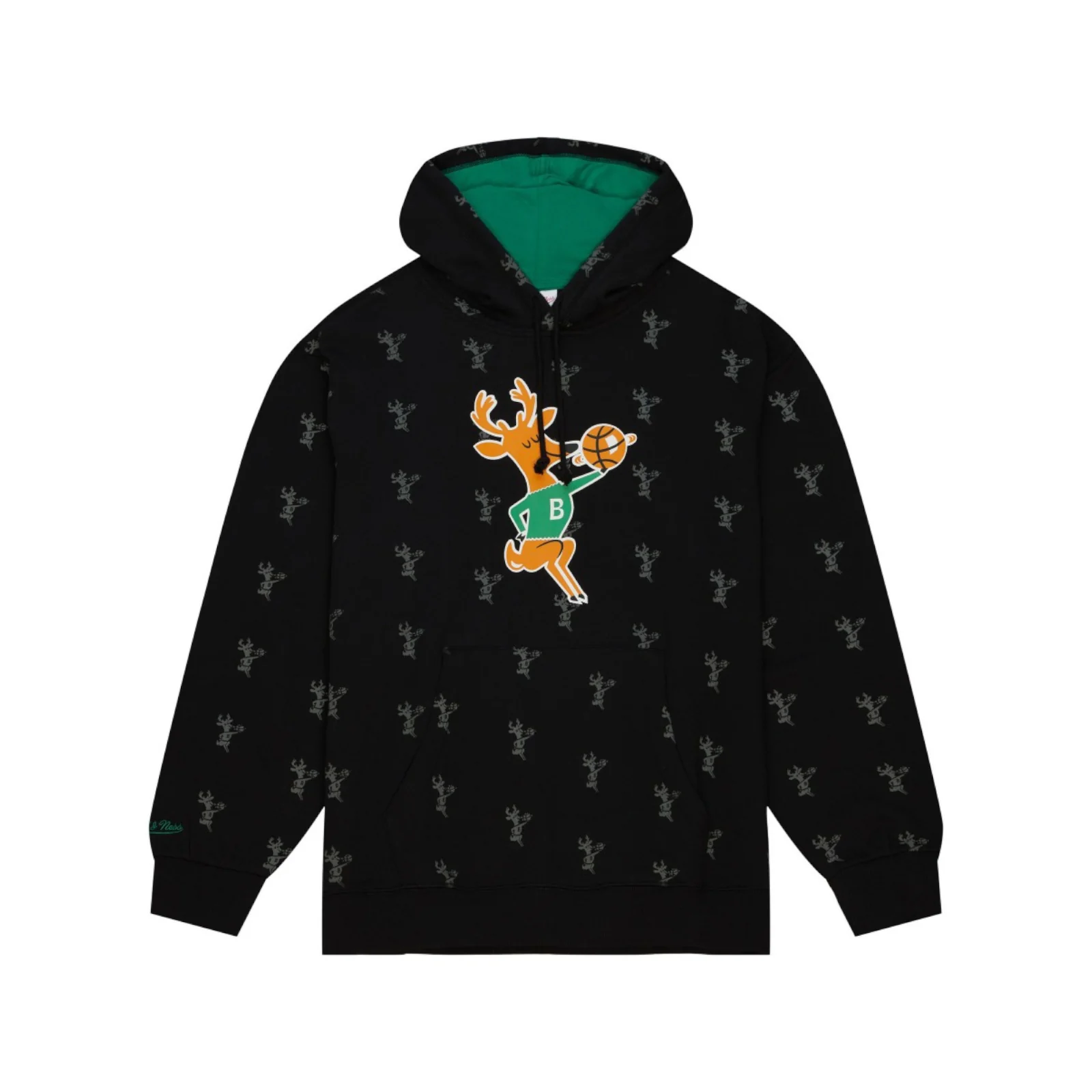 AOP Fleece Hoodie Milwaukee Bucks