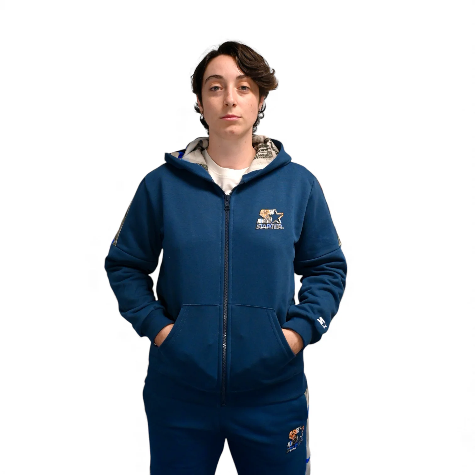 NY Color Hoodie Full Zip Junior - Image 2