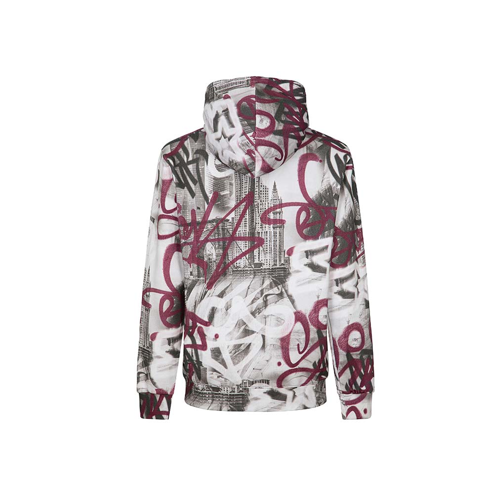 NY Street all over Hoodie - Image 2