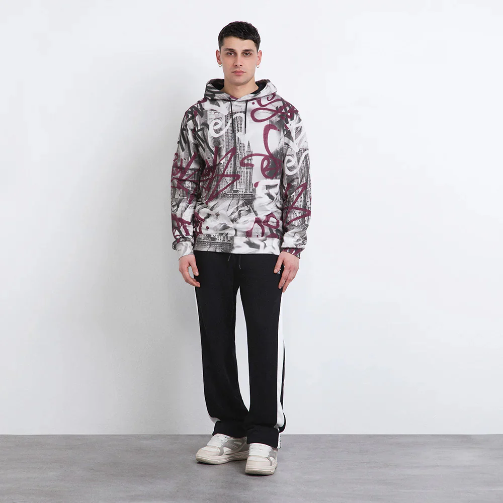 NY Street all over Hoodie - Image 3