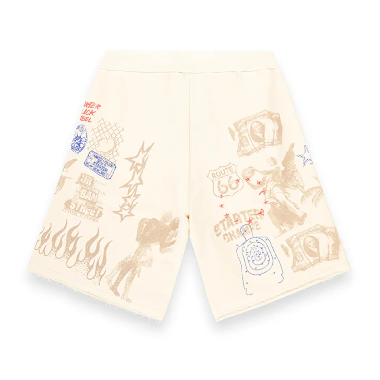 Street Collage Graphic Shorts - Image 2