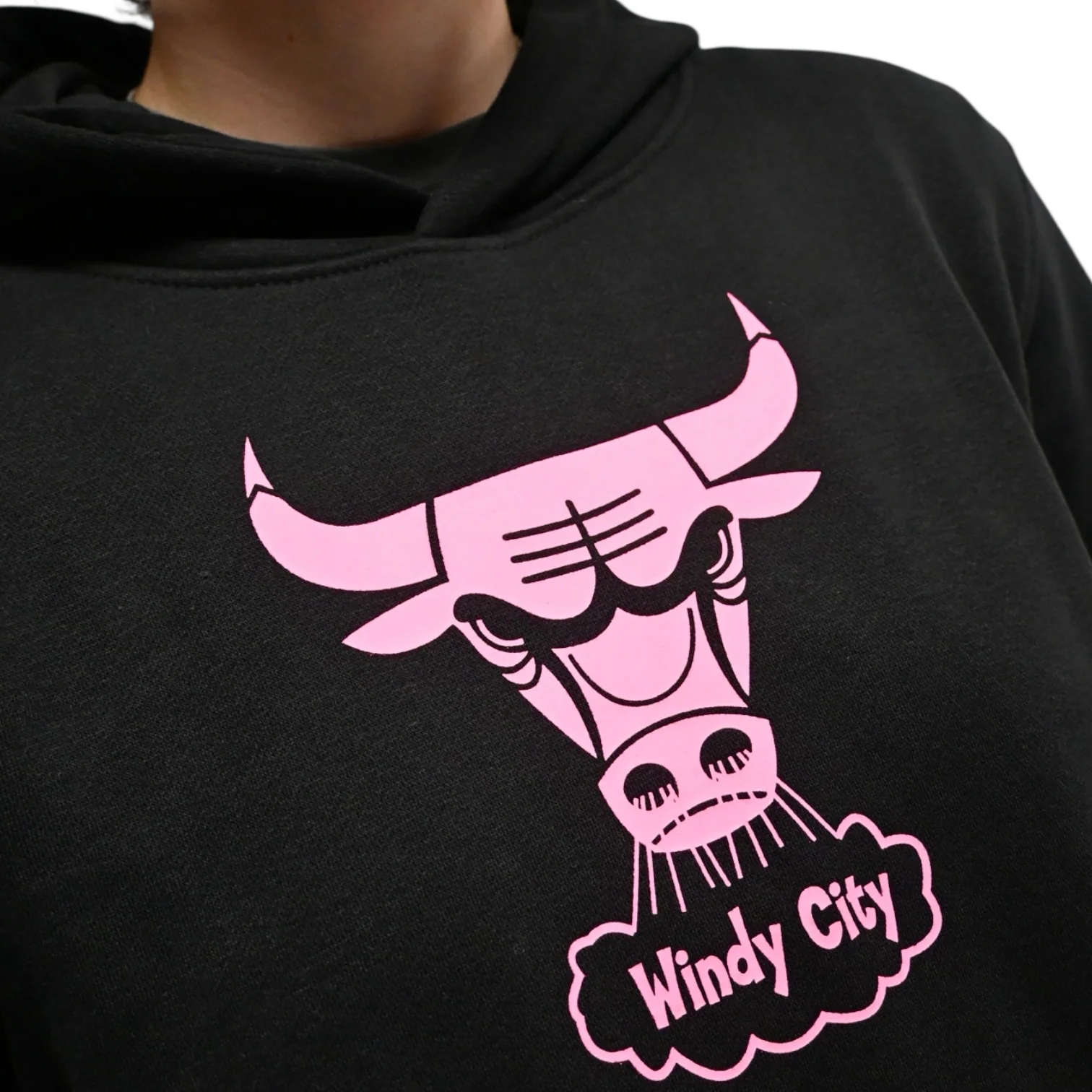 Team Chicago Bulls Neon Hoodie - Image 2