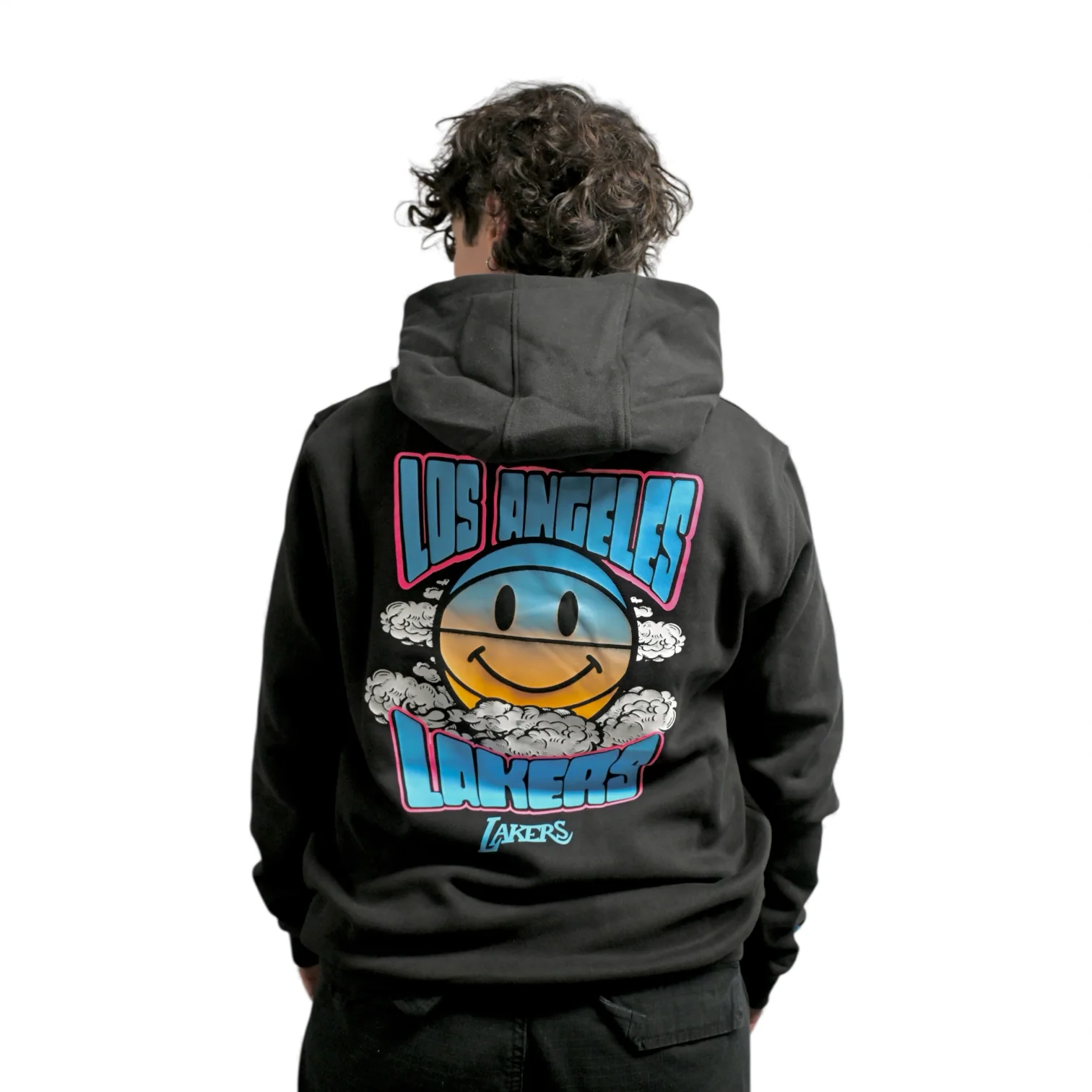 Team Los Angeles Lakers Neon Hoodie - Image 2