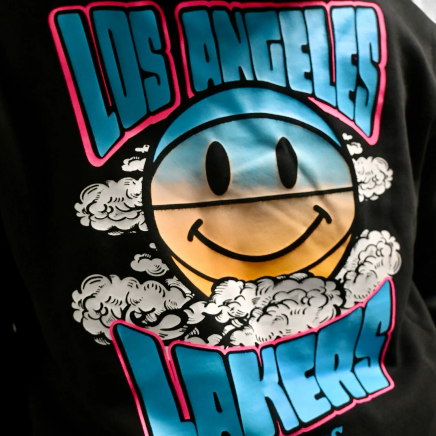 Team Los Angeles Lakers Neon Hoodie - Image 3