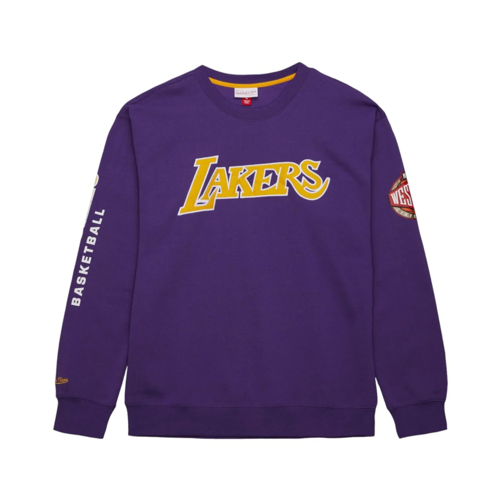 There and Back Fleece Crew Los Angeles Lakers